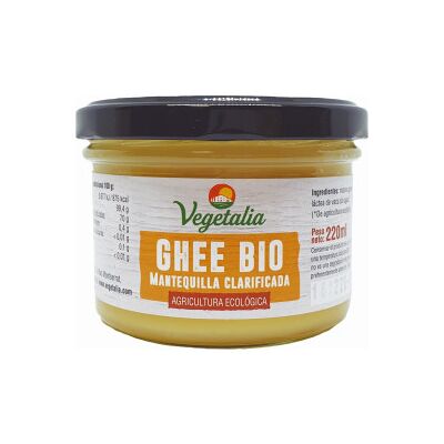 Vegetalia Mantequilla Ghee Orgánica - 220ml Vegetalia Mantequilla Ghee Orgánica - 220ml