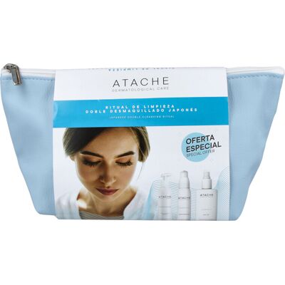 Neceser Esencial de Atache - Hidratante y Limpieza Neceser Esencial de Atache - Hidratante y Limpieza