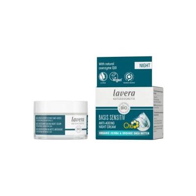 Lavera Basis Sensitiv Q10 Crema de noche para rostro 50 ml Lavera Basis Sensitiv Q10 Crema de noche para rostro 50 ml