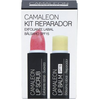 Camaleon cosmetics camaleon kit reparador labial+exfoliante fresa. Camaleon cosmetics camaleon kit reparador labial+exfoliante fresa.