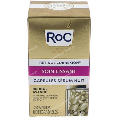 Cápsulas de Suero Nocturno Roc Retinol Correxion para Alisar Líneas (30 uds) Cápsulas de Suero Nocturno Roc Retinol Correxion para Alisar Líneas (30 uds)
