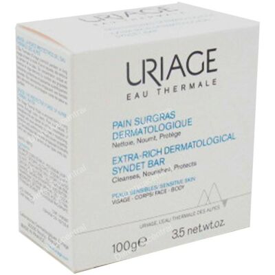 Uriage pain surgras dermatologico solida 100gr. Uriage pain surgras dermatologico solida 100gr.