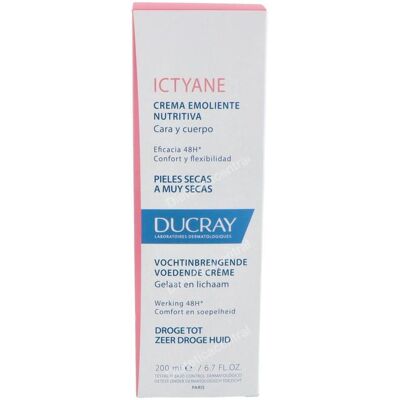 Ducray ictyane crema emoliente nutritiva 200ml. Ducray ictyane crema emoliente nutritiva 200ml.
