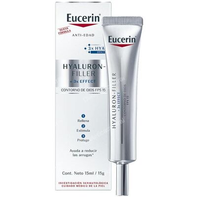 Eucerin hyaluron-filler contorno de ojos fps15 15ml. Eucerin hyaluron-filler contorno de ojos fps15 15ml.
