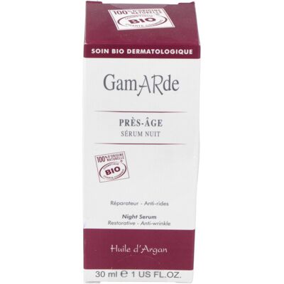 Gamarde serum antiedad noche 30ml. bio Gamarde serum antiedad noche 30ml. bio