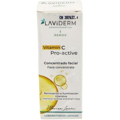 Lavigor laviderm vitamina c pro-active facial 30ml. Lavigor laviderm vitamina c pro-active facial 30ml.