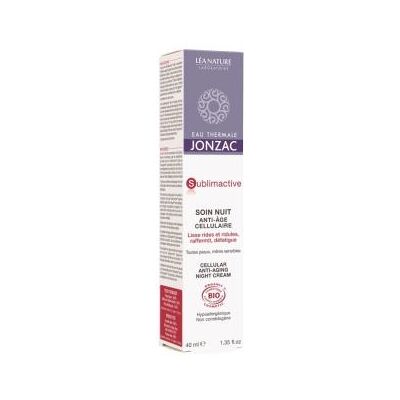 Jonzac eco-bio sublimactive crema de noche antiedad 40ml. bio Jonzac eco-bio sublimactive crema de noche antiedad 40ml. bio
