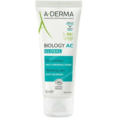 A-derma biology ac global cuidado matif anti-imperfecciones 40 ml A-derma biology ac global cuidado matif anti-imperfecciones 40 ml