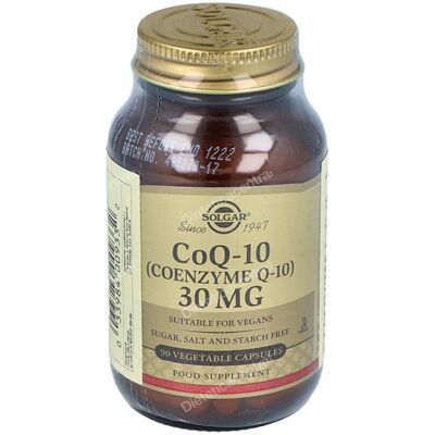 Solgar Coenzima Q10 30mg Vegano - Suplemento dietético Solgar Coenzima Q10 30mg Vegano - Suplemento dietético