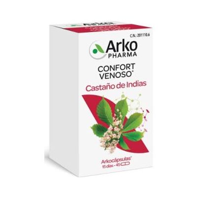 Arkopharma arkocapsulas castaño indias 45 caps bio Arkopharma arkocapsulas castaño indias 45 caps bio