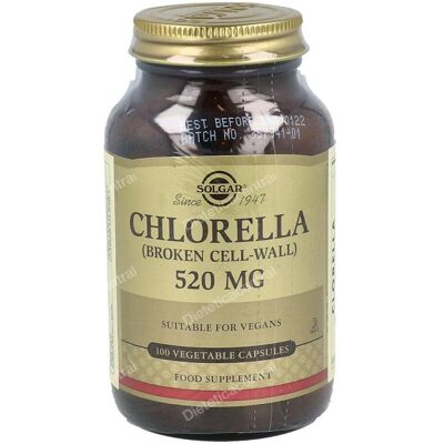 Solgar Chlorella Pared Celular Rota - Cápsulas Vegetales Solgar Chlorella Pared Celular Rota - Cápsulas Vegetales