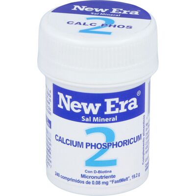 New Era Fosfato de Calcio - Pastillas Sublinguales - Apoya huesos y dientes New Era Fosfato de Calcio - Pastillas Sublinguales - Apoya huesos y dientes