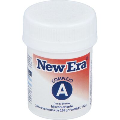 Complejo Schüssler A de New Era 240 Comprimidos - Suplemento nervioso Complejo Schüssler A de New Era 240 Comprimidos - Suplemento nervioso
