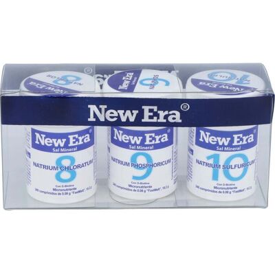 New Era Sales de metabolismo Schussler trío 8+9+10 - Suplemento alimenticio New Era Sales de metabolismo Schussler trío 8+9+10 - Suplemento alimenticio