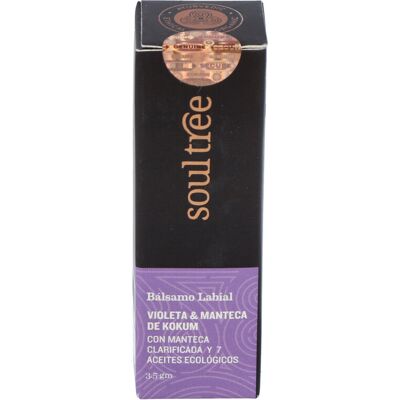 Soultree balsamo labial viola y kokum nutritivo 3,5gr. Soultree balsamo labial viola y kokum nutritivo 3,5gr.