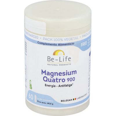Be-Life Magnésio Quatro 900 - Magnesio, B6, Cápsulas Resistentes - Suplemento Alimenticio Be-Life Magnésio Quatro 900 - Magnesio, B6, Cápsulas Resistentes - Suplemento Alimenticio