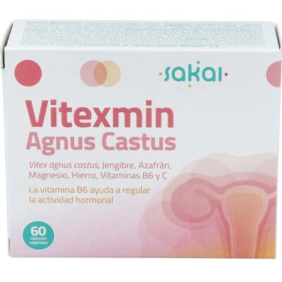Sakai Vitexmin agnus castus regulación hormonal - 60 cápsulas Sakai Vitexmin agnus castus regulación hormonal - 60 cápsulas