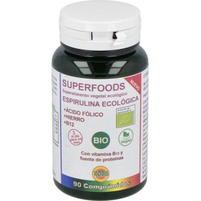 Robis Espirulina + Ácido Fólico 90 Comprimidos - Suplemento Dietético Robis Espirulina + Ácido Fólico 90 Comprimidos - Suplemento Dietético