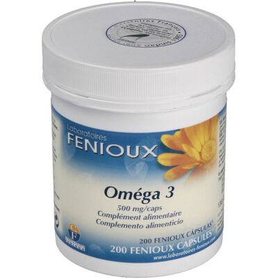 Fenioux Omega 3 200 Perlas - Suplemento Alimenticio Fenioux Omega 3 200 Perlas - Suplemento Alimenticio