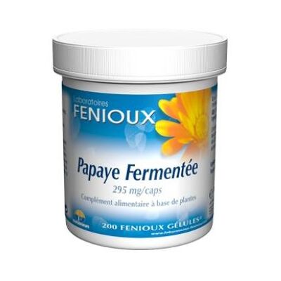 Papaya Fermentada Fenioux 200 cápsulas - Suplemento dietético Papaya Fermentada Fenioux 200 cápsulas - Suplemento dietético
