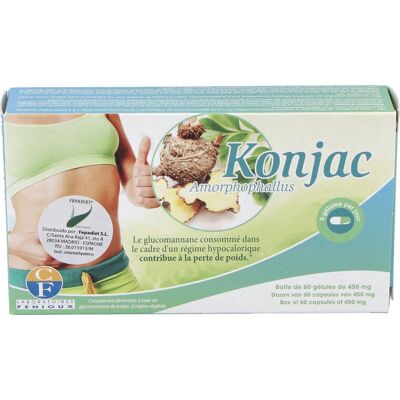 Fenioux Konjac 60 cápsulas - Suplemento dietético Fenioux Konjac 60 cápsulas - Suplemento dietético