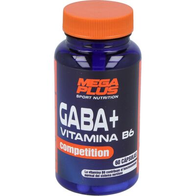 Mega Plus Gaba + Vitamina B6 Suplemento - 60 Cápsulas Mega Plus Gaba + Vitamina B6 Suplemento - 60 Cápsulas