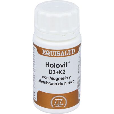 Equisalud Holovit D3+K2 con magnesio membrana de huevo Equisalud Holovit D3+K2 con magnesio membrana de huevo