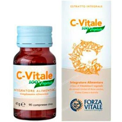 Forza Vitale Italia Srl Vitamina C 90 Comprimidos - Suplemento Dietético Forza Vitale Italia Srl Vitamina C 90 Comprimidos - Suplemento Dietético