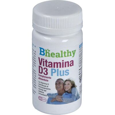 Bhealthy - Vitamin D3 Plus - 45 cápsulas - Suplemento vitamínico Bhealthy - Vitamin D3 Plus - 45 cápsulas - Suplemento vitamínico