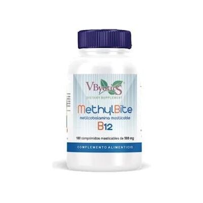 Vbyotics Methylbite Methylcobalamina B12 Suplemento - 180 Comprimidos Vbyotics Methylbite Methylcobalamina B12 Suplemento - 180 Comprimidos