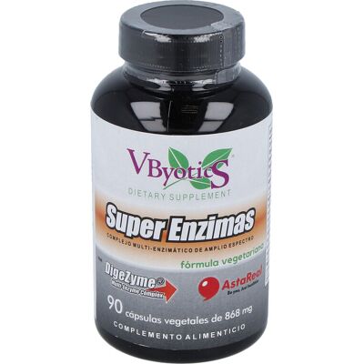 Vbyotics superenzimas formula vegetariana 90cap. Vbyotics superenzimas formula vegetariana 90cap.
