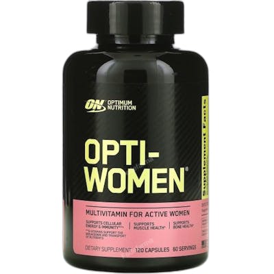 Optimum Nutrition Opti-Women 120 Cápsulas - Multivitamínico para Mujeres Optimum Nutrition Opti-Women 120 Cápsulas - Multivitamínico para Mujeres