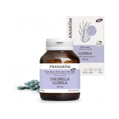 Pranarôm Chlorella Bio - 150 Comprimidos de Microalgas Pranarôm Chlorella Bio - 150 Comprimidos de Microalgas