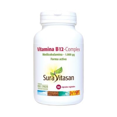 Sura Vitasan Complejo de Vitamina B12 90 cápsulas - Suplemento dietético Sura Vitasan Complejo de Vitamina B12 90 cápsulas - Suplemento dietético