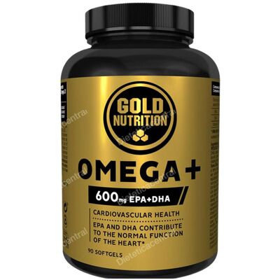 Gold Nutrition Omega + 90 Perlas - Suplemento de Aceite de Pescado Omega-3 Gold Nutrition Omega + 90 Perlas - Suplemento de Aceite de Pescado Omega-3