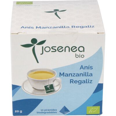 Josenea anis-manzanilla-regaliz 10piramides ensobradas bio Josenea anis-manzanilla-regaliz 10piramides ensobradas bio