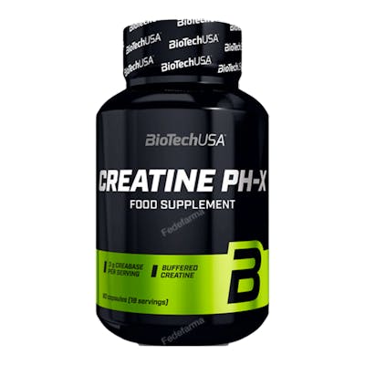 BioTechUSA Creatine PH-X - 90 cápsulas - Suplemento de creatina - Apoyo muscular BioTechUSA Creatine PH-X - 90 cápsulas - Suplemento de creatina - Apoyo muscular