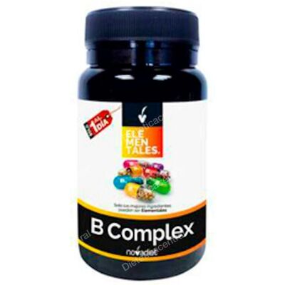 Novadiet Complejo de vitamina B - Apoya sistema nervioso - 60 cápsulas vegetarianas Novadiet Complejo de vitamina B - Apoya sistema nervioso - 60 cápsulas vegetarianas