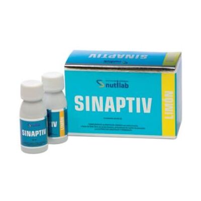 Nutilab Sinaptiv Sabor Limón - Apoyo cerebral y visual - 8x60ml Nutilab Sinaptiv Sabor Limón - Apoyo cerebral y visual - 8x60ml