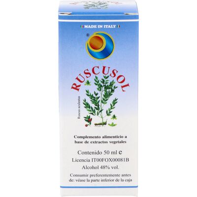 Gotas Ruscusol de Herboplanet - Apoya la Circulación - 50ml Gotas Ruscusol de Herboplanet - Apoya la Circulación - 50ml