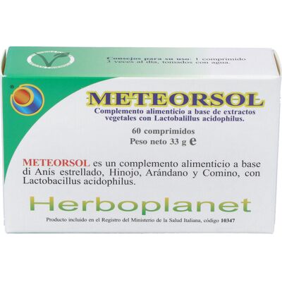 Herboplanet Meteorsol - Apoyo Digestivo - 60 Comprimidos Herboplanet Meteorsol - Apoyo Digestivo - 60 Comprimidos