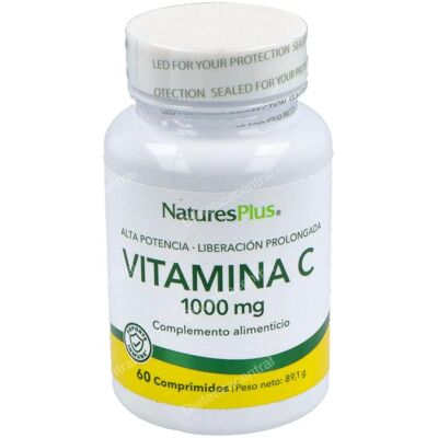 Nature's Plus Vitamina C Escaramujo 60 Comprimidos - Vitaminas y Suplementos Nature's Plus Vitamina C Escaramujo 60 Comprimidos - Vitaminas y Suplementos