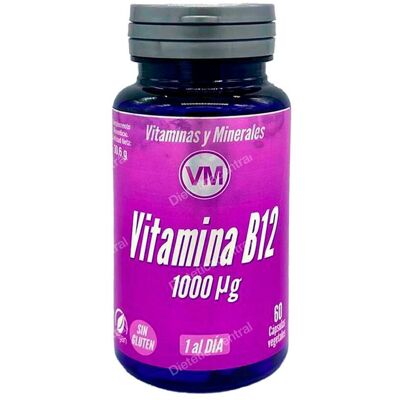 Ynsadiet Vitamina B12 1000μg - Apoya Nervios y Glóbulos Ynsadiet Vitamina B12 1000μg - Apoya Nervios y Glóbulos