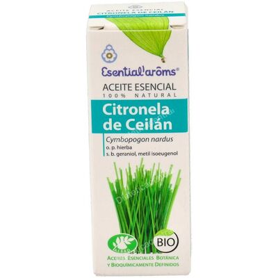 Esential aroms citronela de ceylan aceite esencial bio 10ml. Esential aroms citronela de ceylan aceite esencial bio 10ml.