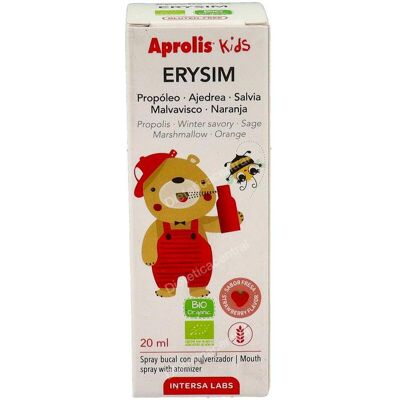 Intersa Aprolis Kids Erysin Spray para la Garganta - Médico, Sabor a Fresa Intersa Aprolis Kids Erysin Spray para la Garganta - Médico, Sabor a Fresa