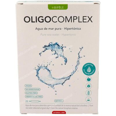 Intersa Oligo Complejo - 20 Ampollas - Suplemento Mineral y Electrolitos Intersa Oligo Complejo - 20 Ampollas - Suplemento Mineral y Electrolitos