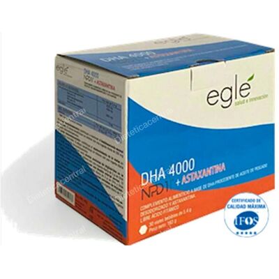 Egle Dha 4000 Npd1 + Astaxanthina - Suplemento alimenticio Egle Dha 4000 Npd1 + Astaxanthina - Suplemento alimenticio
