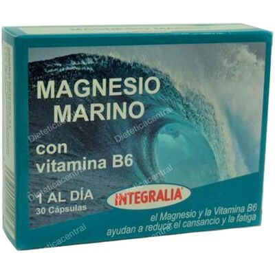 Suplemento de magnesio marino con vitamina B6 - 30 cápsulas Suplemento de magnesio marino con vitamina B6 - 30 cápsulas