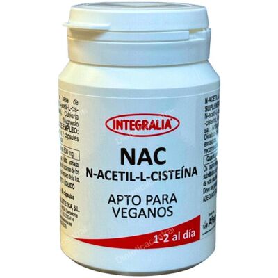 INTEGRALIA N-Acetil-L-Cisteína - 60 Cápsulas INTEGRALIA N-Acetil-L-Cisteína - 60 Cápsulas