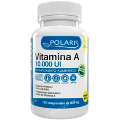 Polaris Vitamina A 10,000UI - Apoyo a la visión y cabello Polaris Vitamina A 10,000UI - Apoyo a la visión y cabello